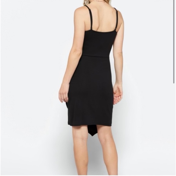 Goldray black soft modal ribbed Dress - Picture 2 of 7